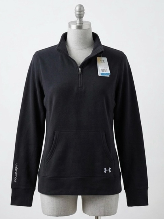Under Armour Tops - NWT Under Armour Black Rival Fleece Quarter Zip Pullover XL - Kangaroo Pocket